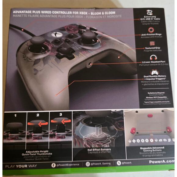 PowerA Advantage Wired Controller for XBOX - Picture 2 of 2